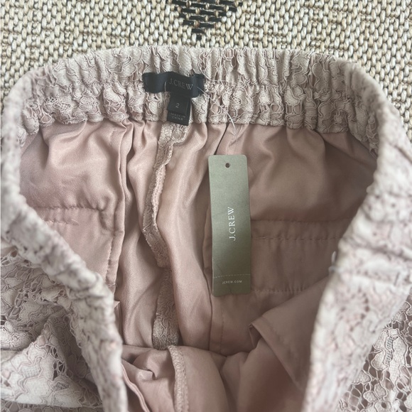 J. Crew Lace Easy Pant in Faded Teak Tan Beige 2 NWT - Picture 4 of 7